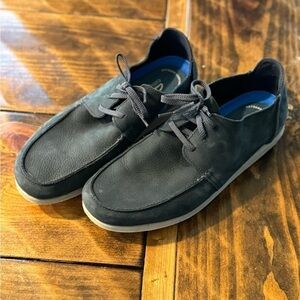 Clarks Shacrelite blue suede shoes! Size 12